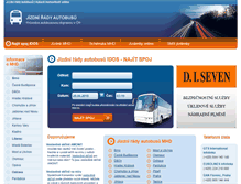 Tablet Screenshot of jizdni-rady-autobusu.com